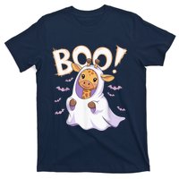 Cute Giraffe Boo Halloween Costume Zoo Lover Happy Halloween T-Shirt