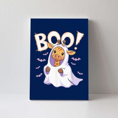 Cute Giraffe Boo Halloween Costume Zoo Lover Happy Halloween Canvas