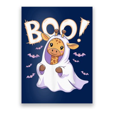 Cute Giraffe Boo Halloween Costume Zoo Lover Happy Halloween Poster