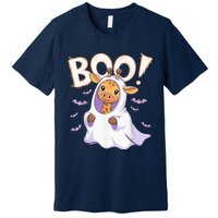 Cute Giraffe Boo Halloween Costume Zoo Lover Happy Halloween Premium T-Shirt