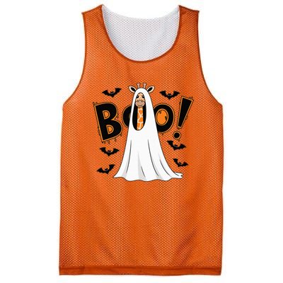 Cute Giraffe Boo Halloween Costume Zoo Lover Happy Boo Halloween Mesh Reversible Basketball Jersey Tank