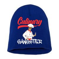 Culinary Gangster Bone Skull Swag Dope Collection Funny Gift Short Acrylic Beanie