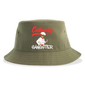 Culinary Gangster Bone Skull Swag Dope Collection Funny Gift Sustainable Bucket Hat