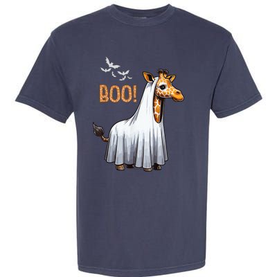 Cute Giraffe Boo Halloween Costume Zoo Lover Garment-Dyed Heavyweight T-Shirt