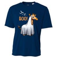 Cute Giraffe Boo Halloween Costume Zoo Lover Cooling Performance Crew T-Shirt