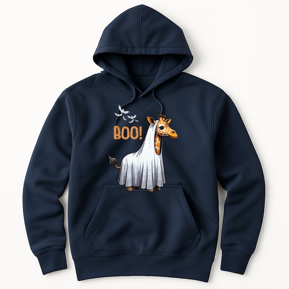 Cute Giraffe Boo Halloween Costume Zoo Lover Hoodie