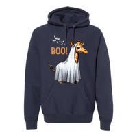 Cute Giraffe Boo Halloween Costume Zoo Lover Premium Hoodie