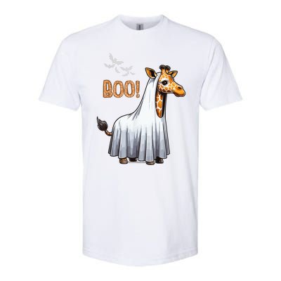 Cute Giraffe Boo Halloween Costume Zoo Lover Softstyle CVC T-Shirt