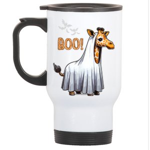 Cute Giraffe Boo Halloween Costume Zoo Lover Stainless Steel Travel Mug