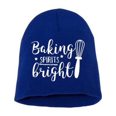 Christmas Gift Baking Spirits Bright Cute Christmas Funny Gift Short Acrylic Beanie