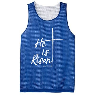 Christian Gift Bible Verse Inspirational Gift He Is Risen Cool Gift Mesh Reversible Basketball Jersey Tank