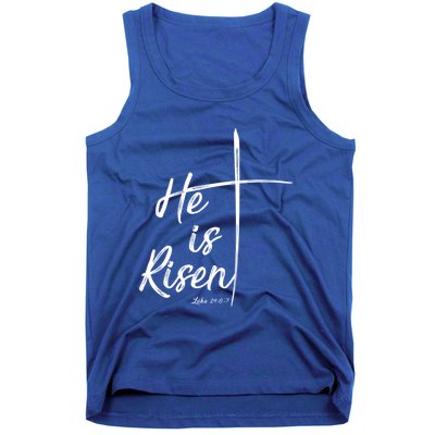 Christian Gift Bible Verse Inspirational Gift He Is Risen Cool Gift Tank Top