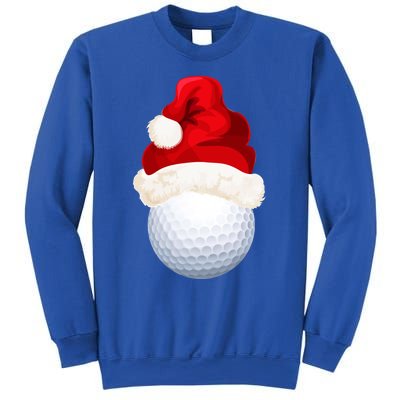 Christmas Golf Ball Santa Hat Funny Xmas Game Sport Funny Gift Sweatshirt