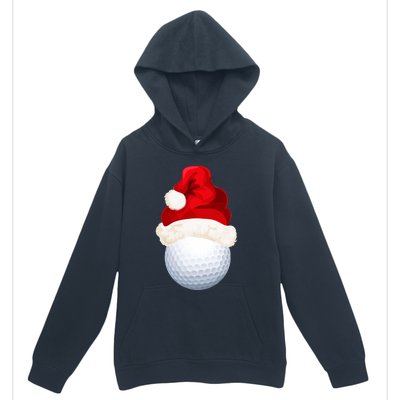 Christmas Golf Ball Santa Hat Funny Xmas Game Sport Funny Gift Urban Pullover Hoodie