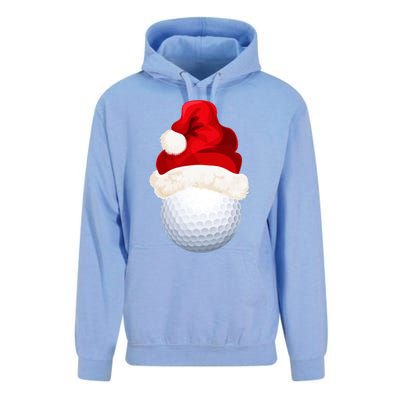 Christmas Golf Ball Santa Hat Funny Xmas Game Sport Funny Gift Unisex Surf Hoodie