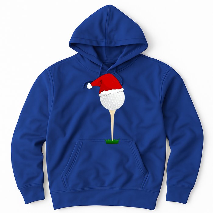 Christmas Golf Ball Santa Hat Cool Gift Hoodie