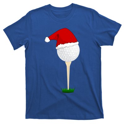 Christmas Golf Ball Santa Hat Cool Gift T-Shirt