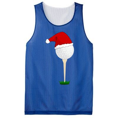 Christmas Golf Ball Santa Hat Cool Gift Mesh Reversible Basketball Jersey Tank