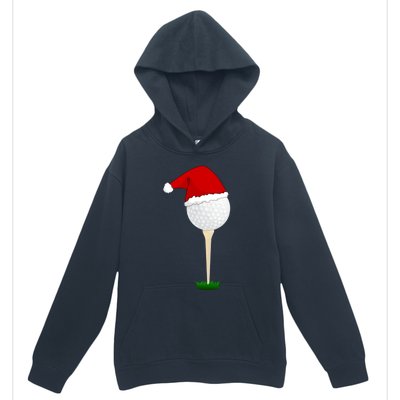 Christmas Golf Ball Santa Hat Cool Gift Urban Pullover Hoodie