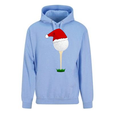 Christmas Golf Ball Santa Hat Cool Gift Unisex Surf Hoodie