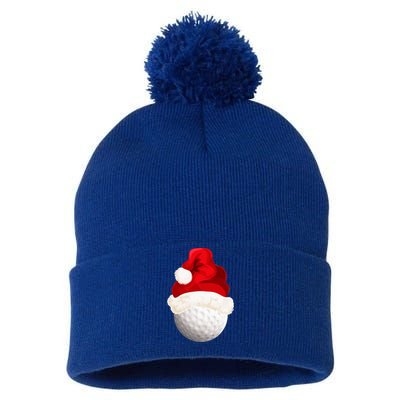 Christmas Golf Ball Santa Hat Xmas Funny Gift Pom Pom 12in Knit Beanie