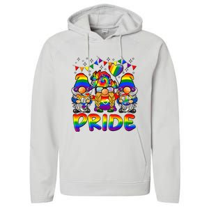 Cute Gay Bisexual Transsexual Gnomes LGBTQ Pride Ally Performance Fleece Hoodie