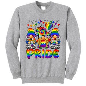 Cute Gay Bisexual Transsexual Gnomes LGBTQ Pride Ally Tall Sweatshirt