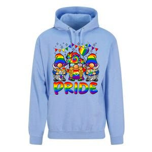 Cute Gay Bisexual Transsexual Gnomes LGBTQ Pride Ally Unisex Surf Hoodie