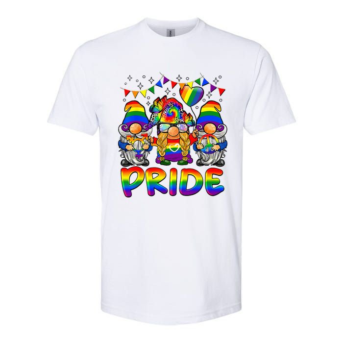 Cute Gay Bisexual Transsexual Gnomes LGBTQ Pride Ally Softstyle CVC T-Shirt