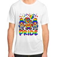 Cute Gay Bisexual Transsexual Gnomes LGBTQ Pride Ally Adult ChromaSoft Performance T-Shirt