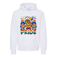 Cute Gay Bisexual Transsexual Gnomes LGBTQ Pride Ally Premium Hoodie