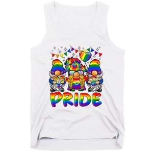 Cute Gay Bisexual Transsexual Gnomes LGBTQ Pride Ally Tank Top