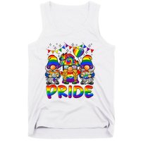 Cute Gay Bisexual Transsexual Gnomes LGBTQ Pride Ally Tank Top