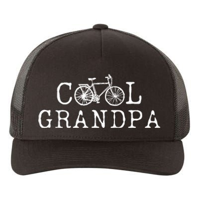 Cool Grandpa Bicycle Grandpa Cycling Grandpa Bike Yupoong Adult 5-Panel Trucker Hat