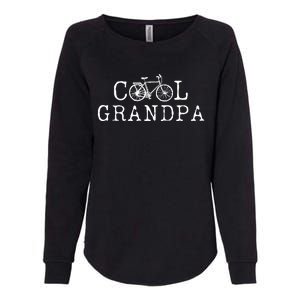 Cool Grandpa Bicycle Grandpa Cycling Grandpa Bike Womens California Wash Sweatshirt