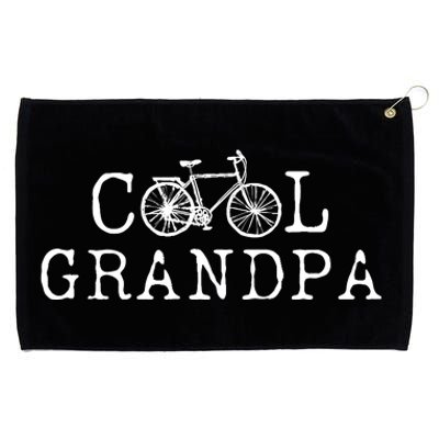 Cool Grandpa Bicycle Grandpa Cycling Grandpa Bike Grommeted Golf Towel