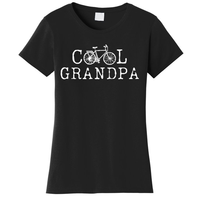 Cool Grandpa Bicycle Grandpa Cycling Grandpa Bike Women's T-Shirt