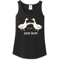 Cute Goose Bumps Funny Animal Pun Lover Ladies Essential Tank