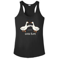 Cute Goose Bumps Funny Animal Pun Lover Ladies PosiCharge Competitor Racerback Tank