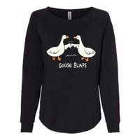 Cute Goose Bumps Funny Animal Pun Lover Womens California Wash Sweatshirt