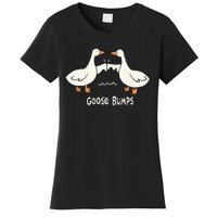 Cute Goose Bumps Funny Animal Pun Lover Women's T-Shirt