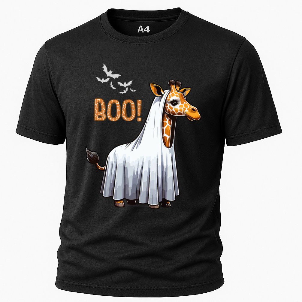 Cute Giraffe Boo Halloween Costume Zoo Lover Cooling Performance Crew T-Shirt