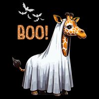 Cute Giraffe Boo Halloween Costume Zoo Lover Bucket Hat