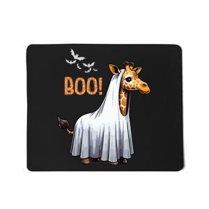 Cute Giraffe Boo Halloween Costume Zoo Lover Mousepad