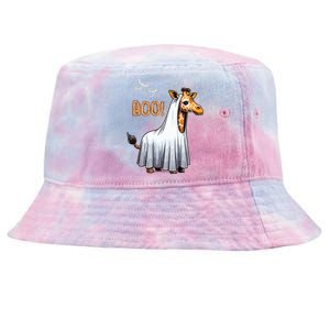 Cute Giraffe Boo Halloween Costume Zoo Lover Tie-Dyed Bucket Hat