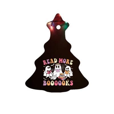 Cute Ghost Book Read More Books Funny Teachers Halloween Ceramic Tree Ornament