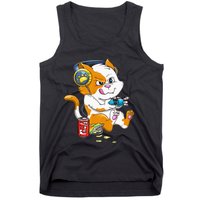 Cat Gaming Cat Lover Kawaii Video Games Gamer Tank Top