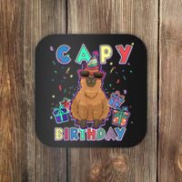 Capybara Gifts, Capy Birthday, Happy Birthday Capybara Coaster