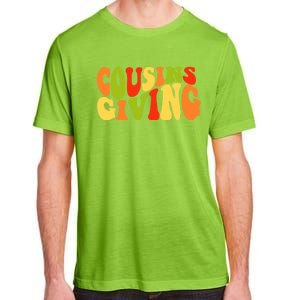 Cousins Giving Cute Pumpkin Cousin Crew Thanksgiving Family Gift Adult ChromaSoft Performance T-Shirt