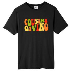 Cousins Giving Cute Pumpkin Cousin Crew Thanksgiving Family Gift Tall Fusion ChromaSoft Performance T-Shirt